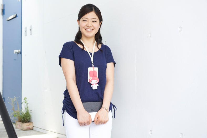 ふわふわな手触りはオフィスでも注目の的