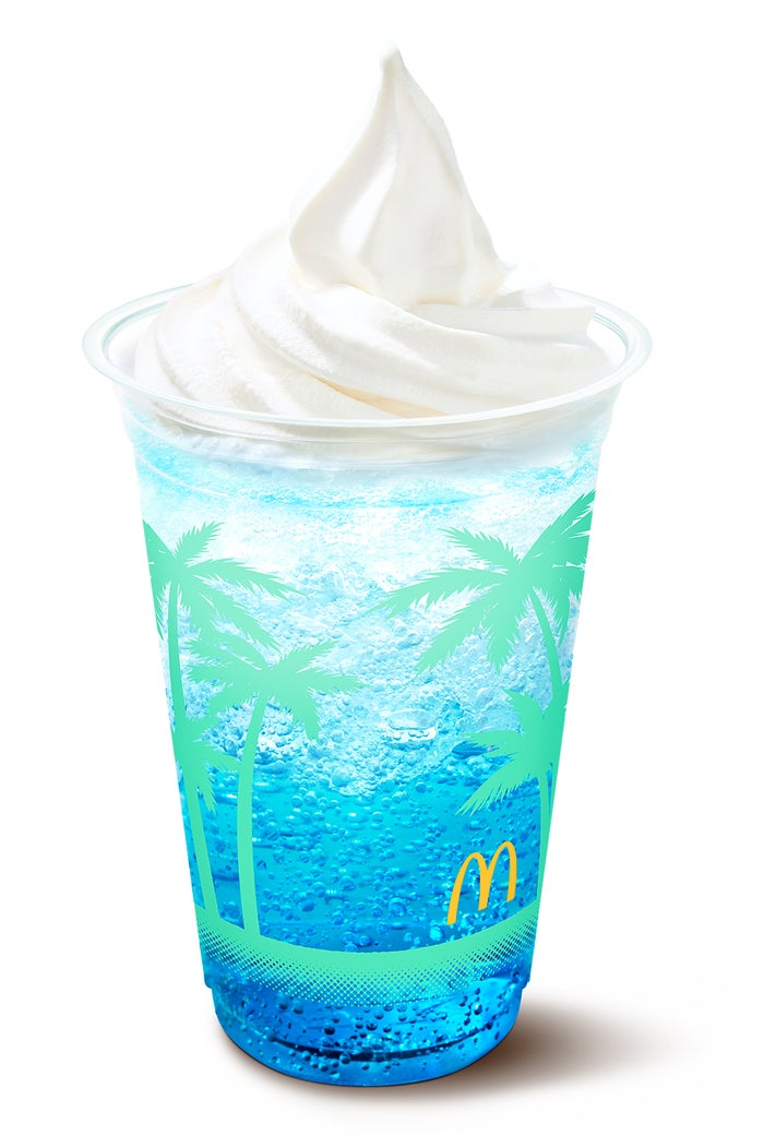 マックフロートブルーハワイ／画像提供：日本マクドナルド