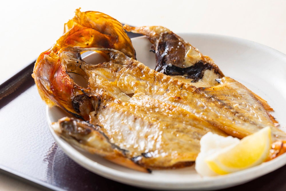 金目鯛の干物定食＜半身＞2,068円
＜一匹＞3,718円／画像提供：夢タカラ