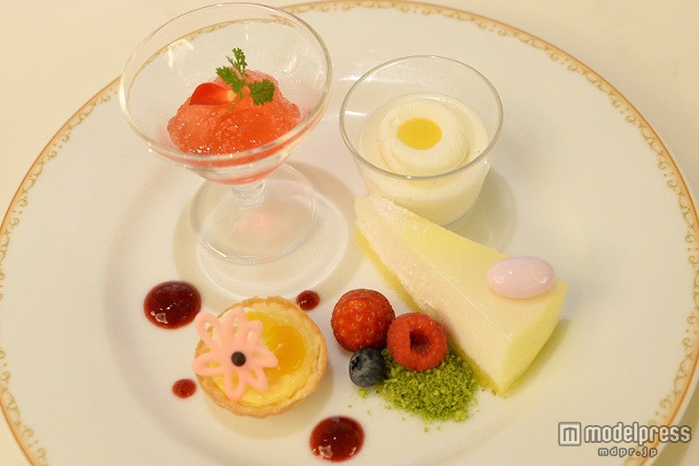 見た目も可愛いデザート