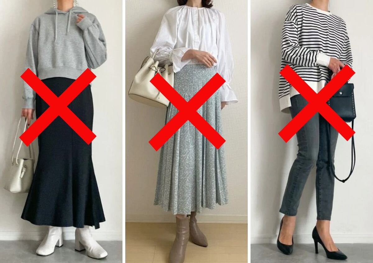 垢抜けたいなら絶対やめて！大人女子の正解はコレ♡春トップスのやりがちNG＆こなれOKコーデ