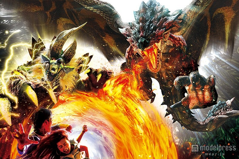 「モンスターハンター・ザ・リアル」（C）CAPCOM CO．，LTD．ALL RIGHTS RESERVED．