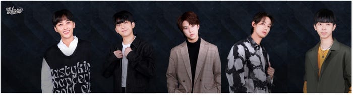 「Hi-Fi Un!corn」(左から)ソン・ギユン、オム・テミン、福嶌崇人、キム・ヒョンユル、ホ・ミン(提供写真)