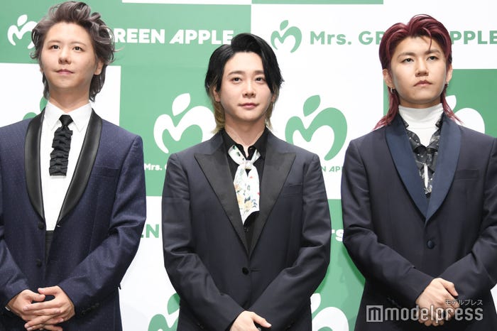 藤澤涼架、大森元貴、若井滉斗/Mrs. GREEN APPLE(C)モデルプレス