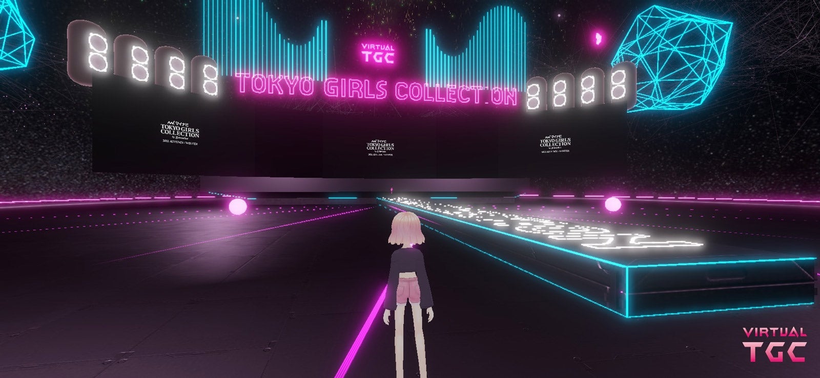 「TGC KITAKYUSHU 2022 by TOKYO GIRLS COLLECTION」公式メタバース（提供写真）