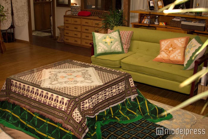 一家団らん出来る高梨家のリビング (C)モデルプレス