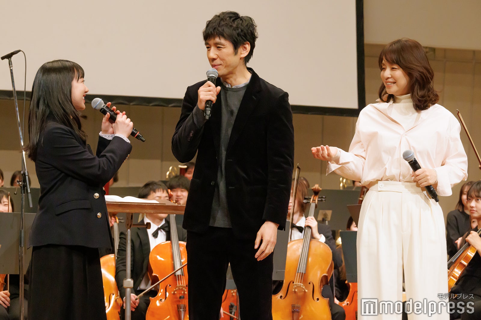 芦田愛菜、西島秀俊、石田ゆり子（C）モデルプレス