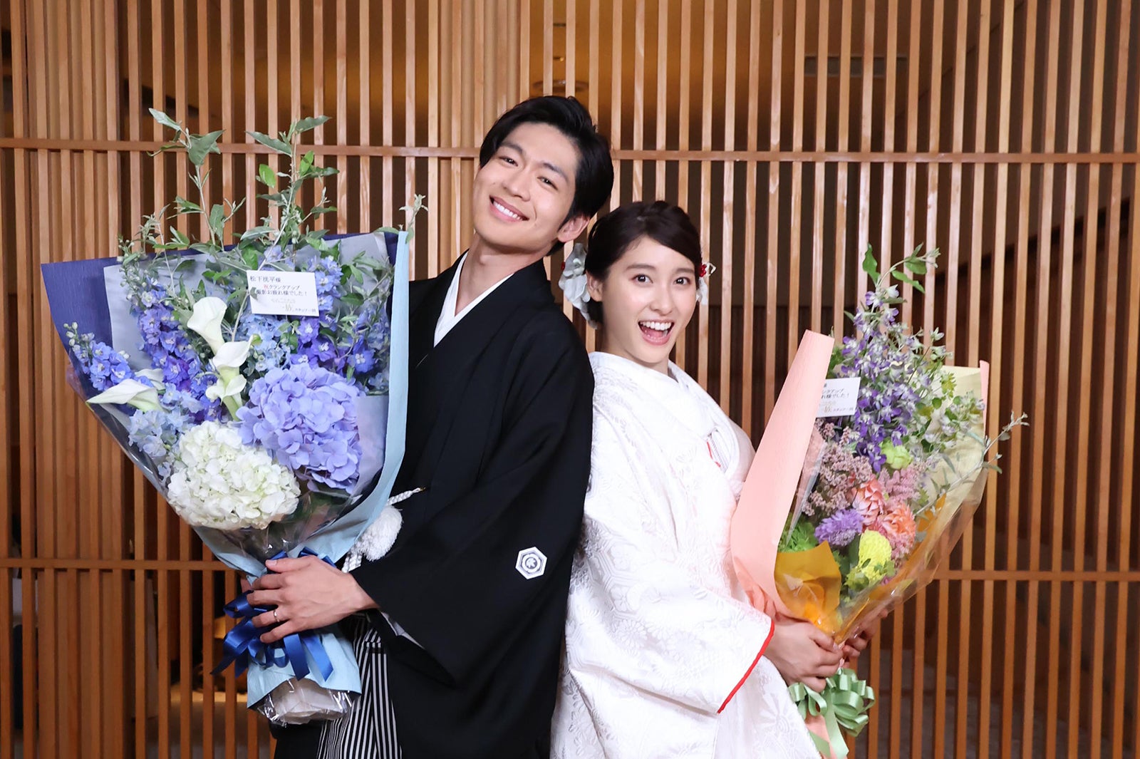 土屋太鳳＆松下洸平「やんごとなき一族」クランクアップ「こんな感覚は初めて」 サプライズも