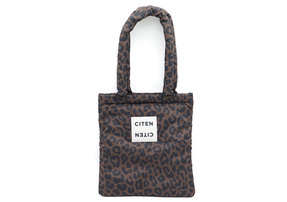 レオパード柄パフィーバッグ オトナミューズ3月号付録シテンレオパード柄パフィーバッグ