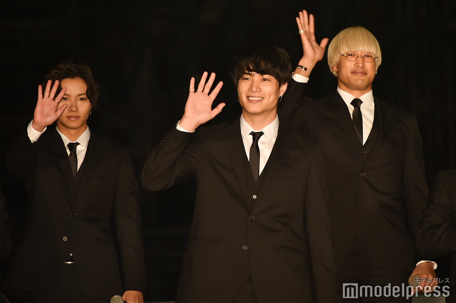 川村壱馬、鈴木伸之、関口メンディー（C）モデルプレス