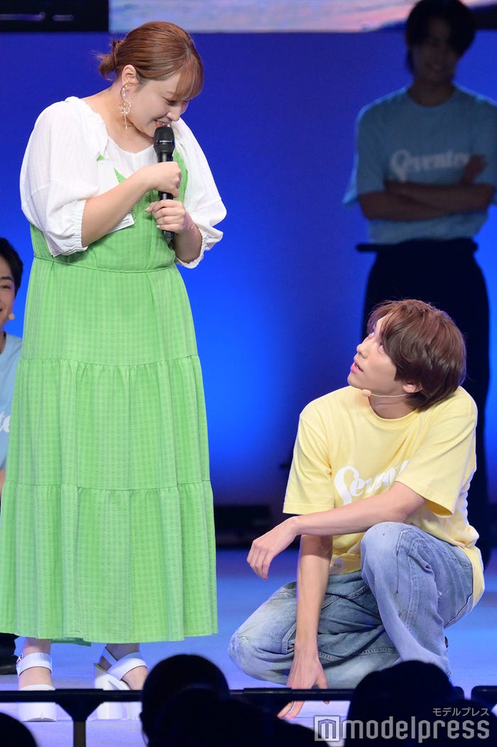 丸山礼、山下幸輝「Seventeen 夏の学園祭2023」イケメンステージの様子(C)モデルプレス