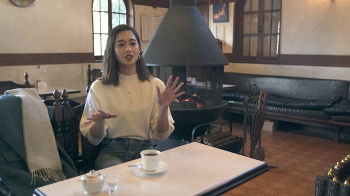 谷川りさこ「TERRACE HOUSE OPENING NEW DOORS」(C)フジテレビ/イースト・エンタテインメント