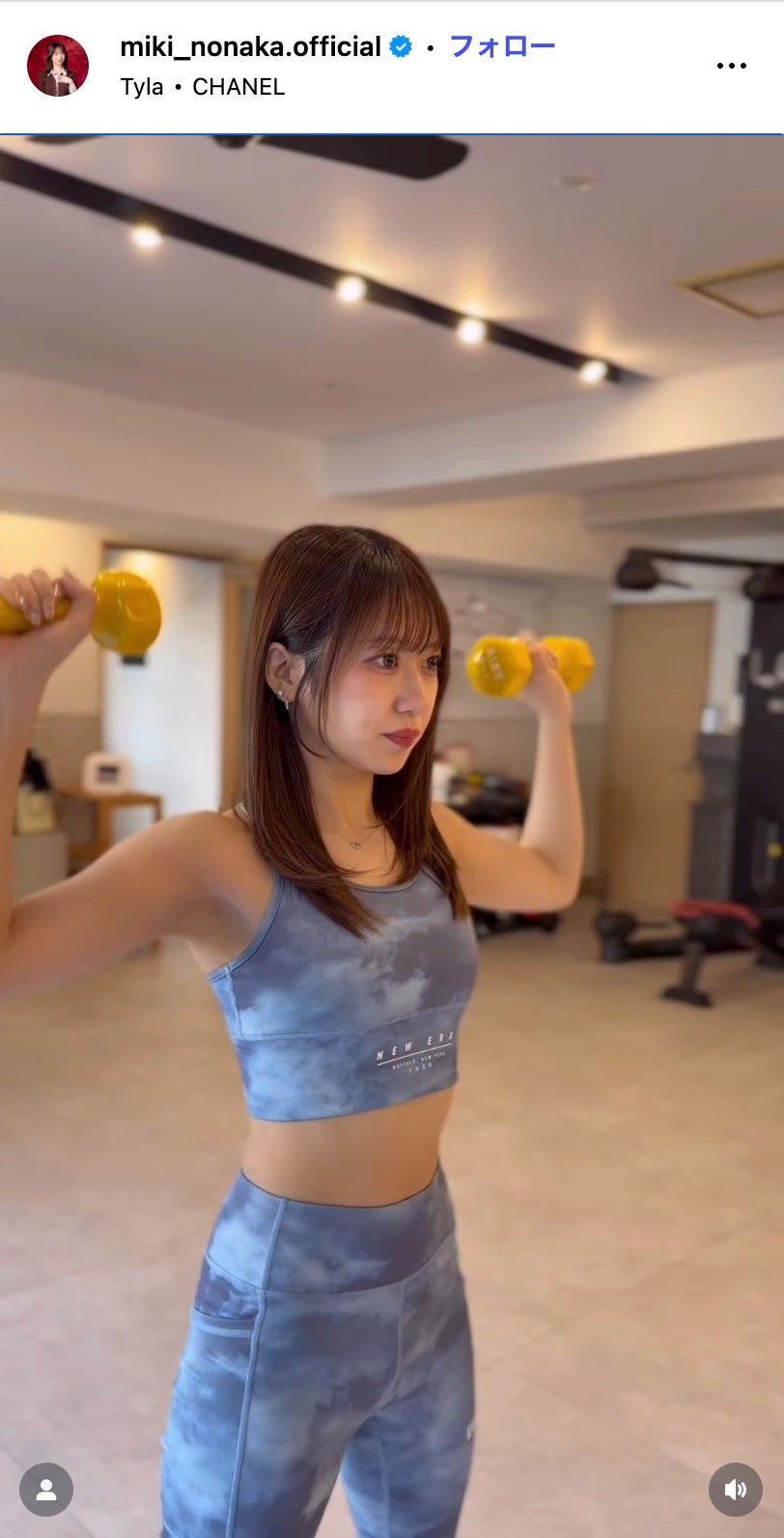 野中美希Instagramより