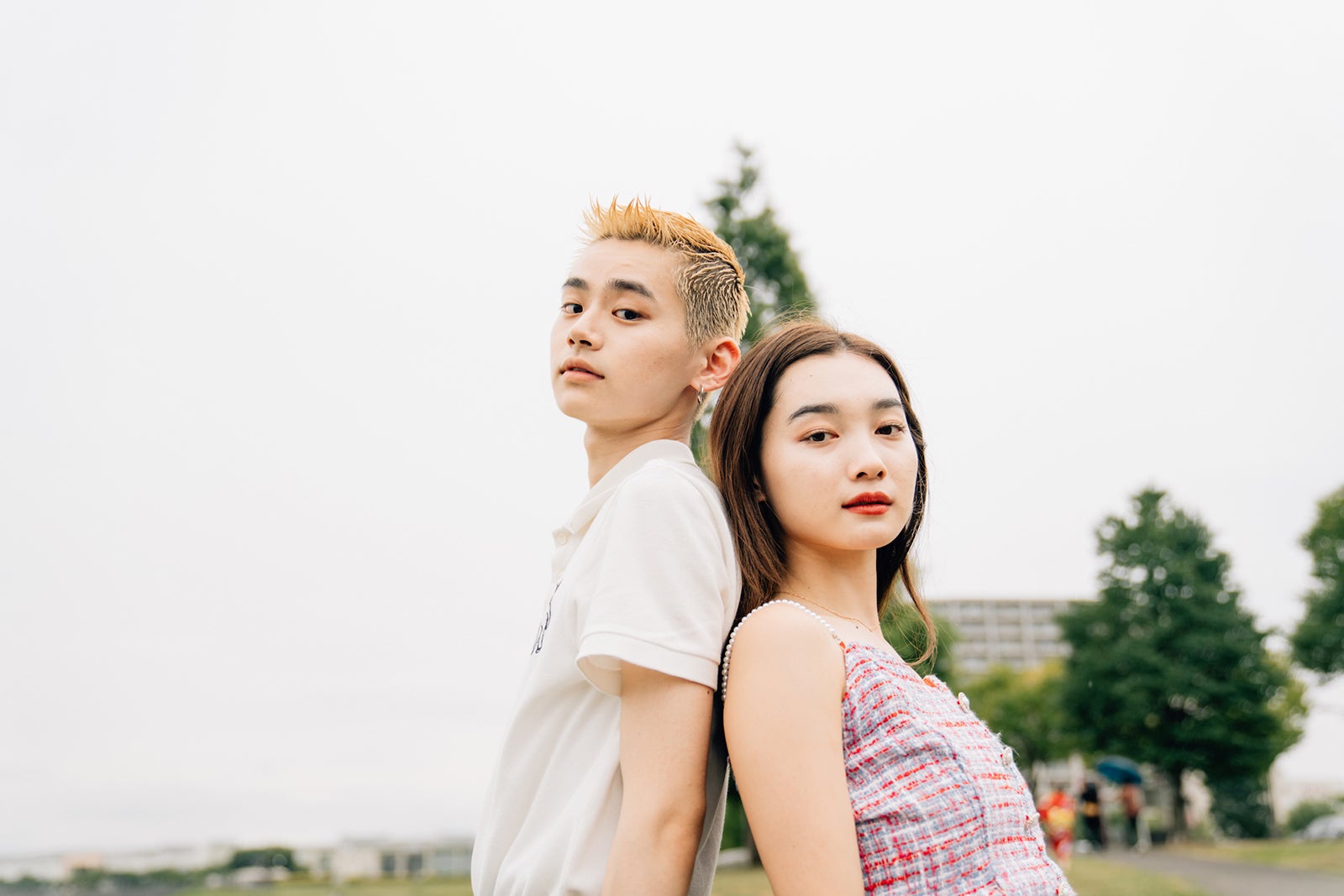 新野尾七奈、能勢倫「オオカミちゃんとオオカミくんには騙されない」（C）AbemaTV, Inc.