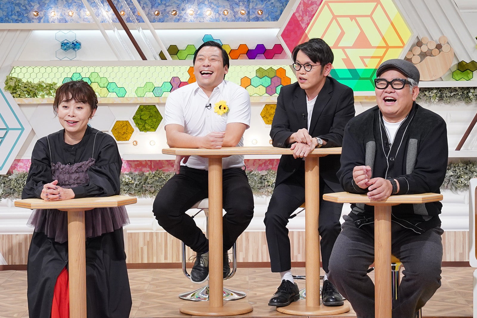 なるみ、田渕章裕、きむ、兵動大樹（C）読売テレビ