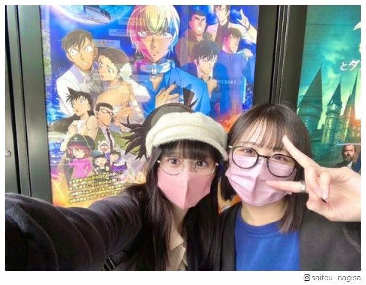 ＝LOVE齊藤なぎさ＆≠ME尾木波菜、“プラべオタ活ショット”に反響「遭遇したい」「アイドルオーラがすごい」