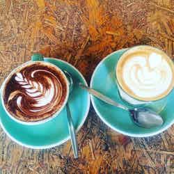 いつものカフェタイムもゴールドコーストでなら特別な瞬間になる(参加者撮影)