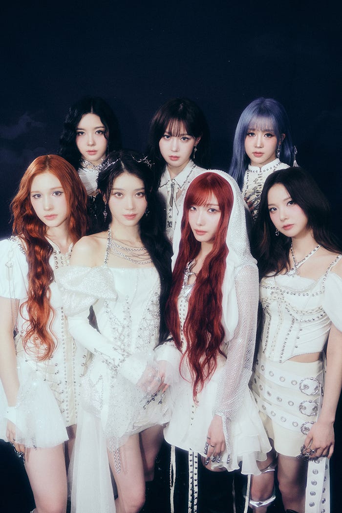 Kep1er(前列左から)ヒュニンバヒエ、シャオティン、ヨンウン、ユジン(後列左から)ダヨン、チェヒョン、ヒカル(提供写真)