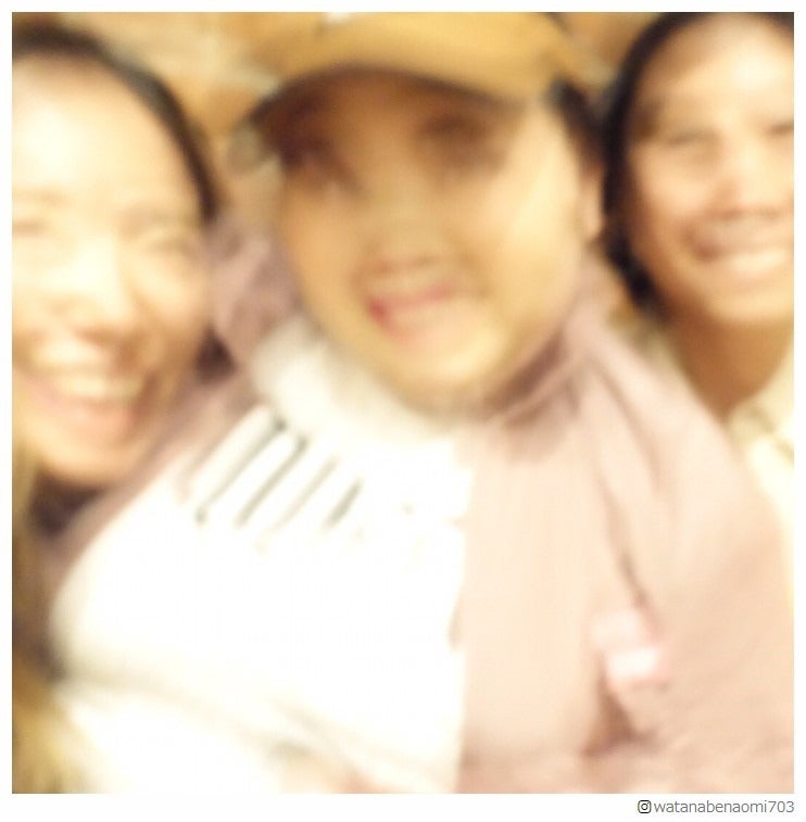 “もはや誰だかわからない”渡辺直美、里田まいとNYでブレブレショット「逆に映え」