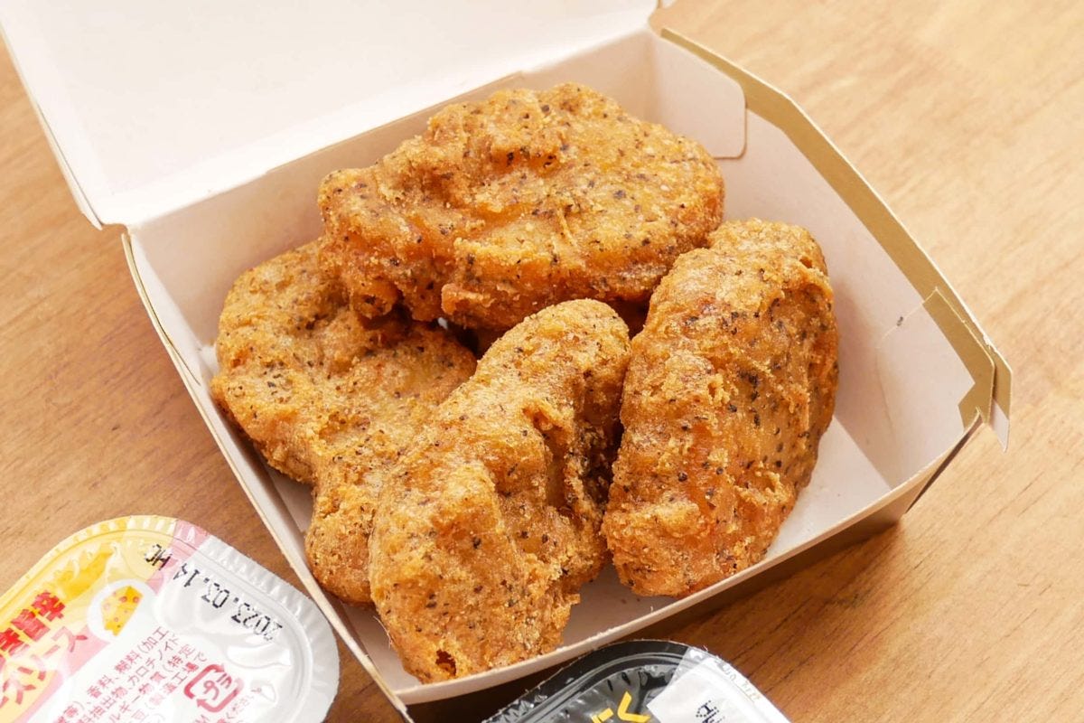 スパイシーチキンマックナゲット黒胡椒ガーリック