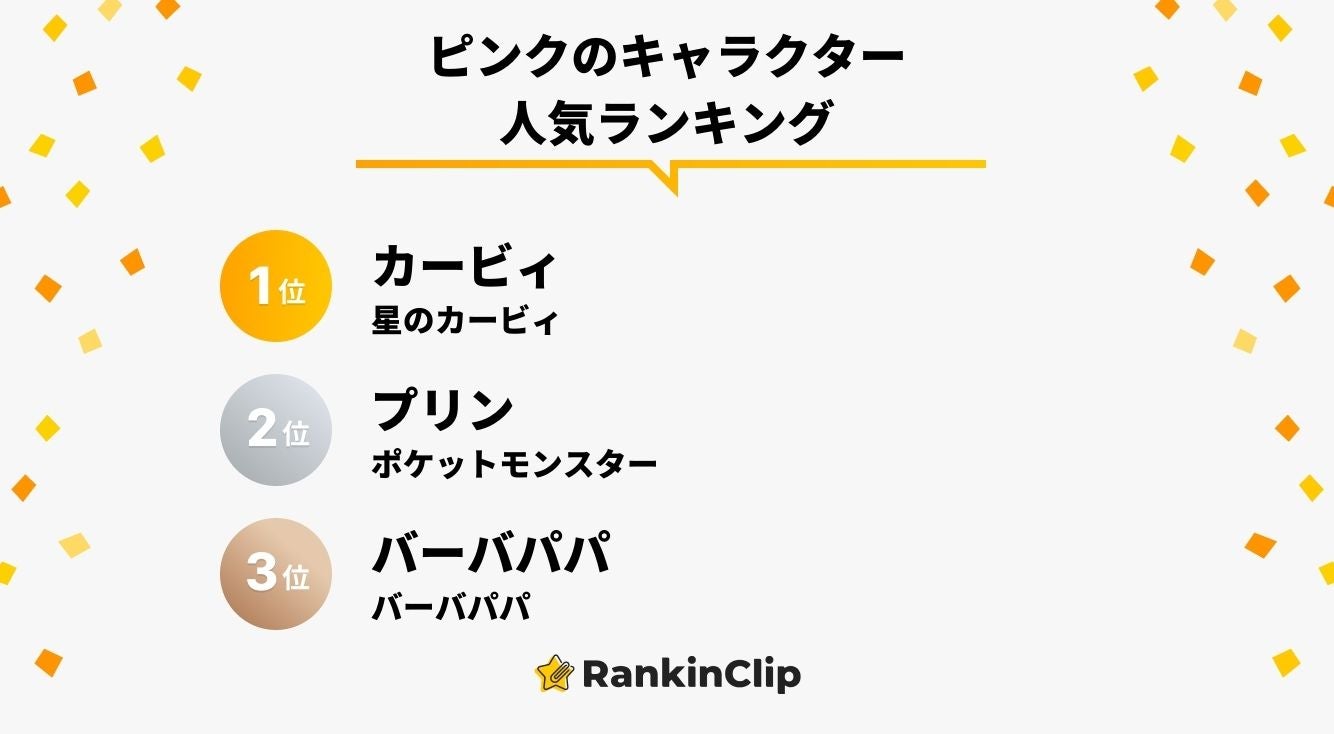 画像2 6 ピンクのキャラクター人気ランキング モデルプレス