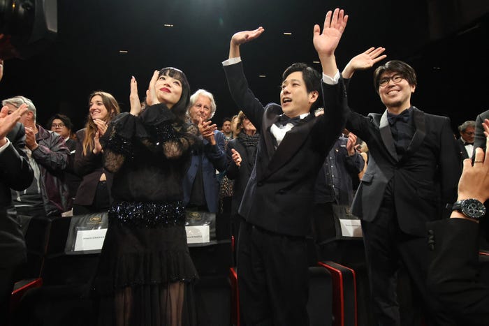 小松菜奈、二宮和也、川村元気監督「8番出口」公式上映の様子(C)Kazuko Wakayama