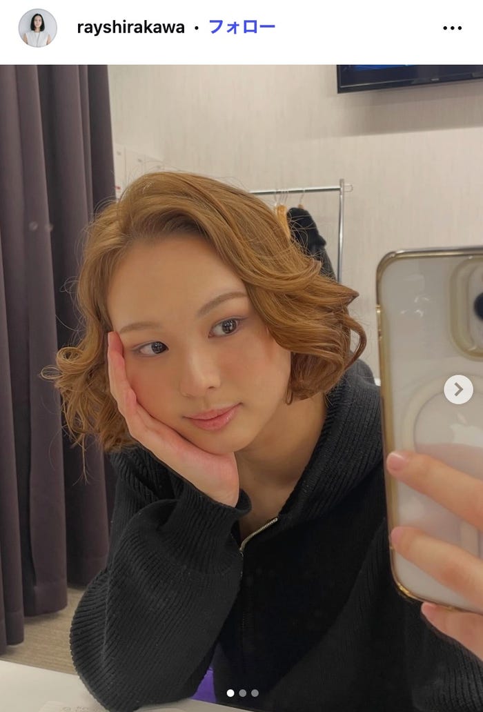 白河れいInstagramより