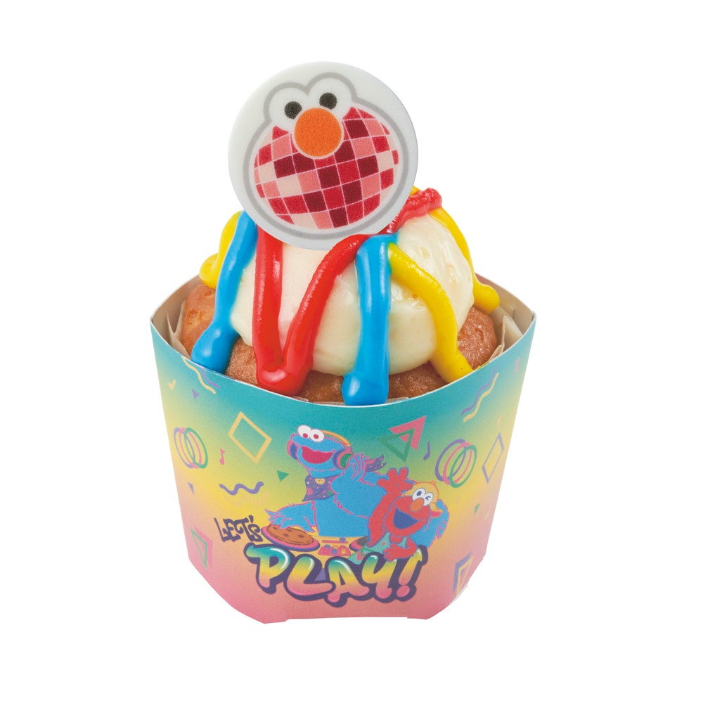 Let's Dance！セサミストリートのオレンジカップケーキ／画像提供：ユニバーサル・スタジオ・ジャパン