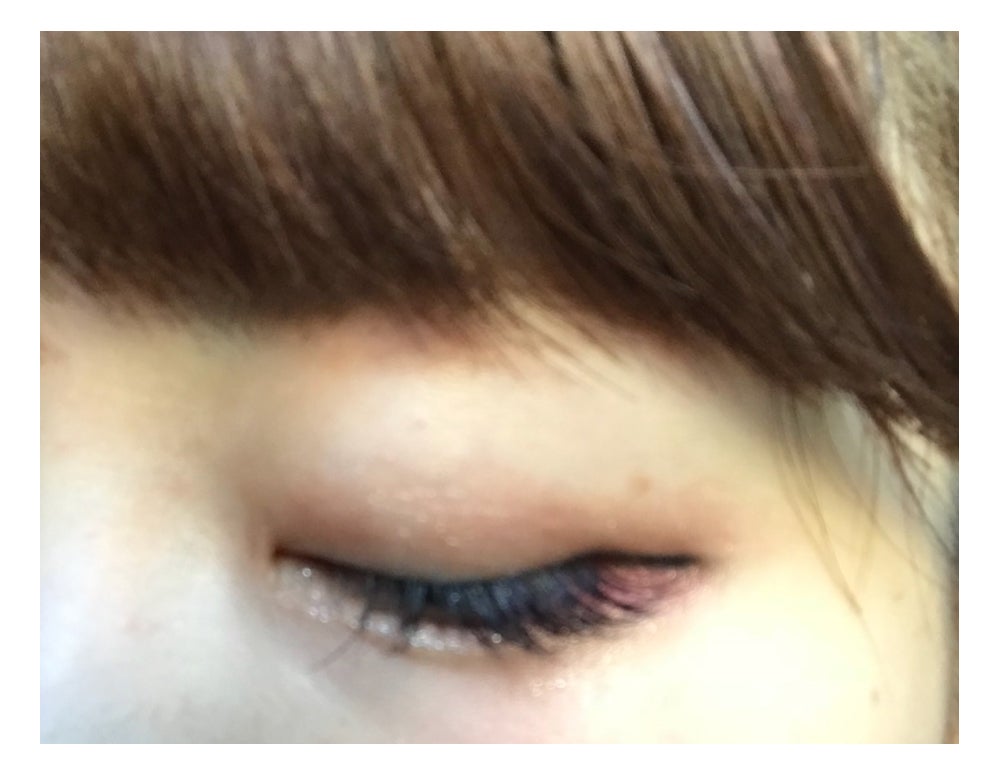 2018年8月現在の目元／桃オフィシャルブログ（Ameba）より