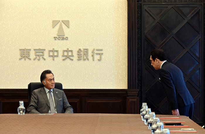 北大路欣也、段田安則/「半沢直樹」第8話より(C)TBS