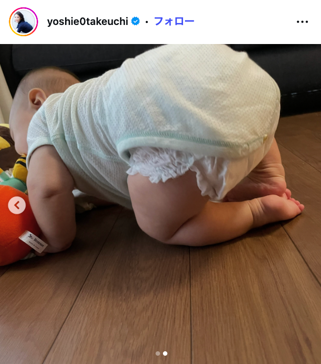 竹内由恵アナウンサーInstagramより