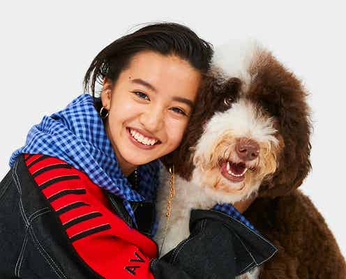 Koki,(コウキ)、愛犬と2ショット イメージ一新ストリート誌初登場