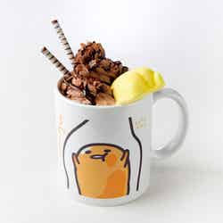 プリケツマシュマロ付き!あったか~ぐでらて(ショコらて)790円(税抜)(C)2013, 2017 SANRIO CO., LTD. APPROVAL NO.S582962