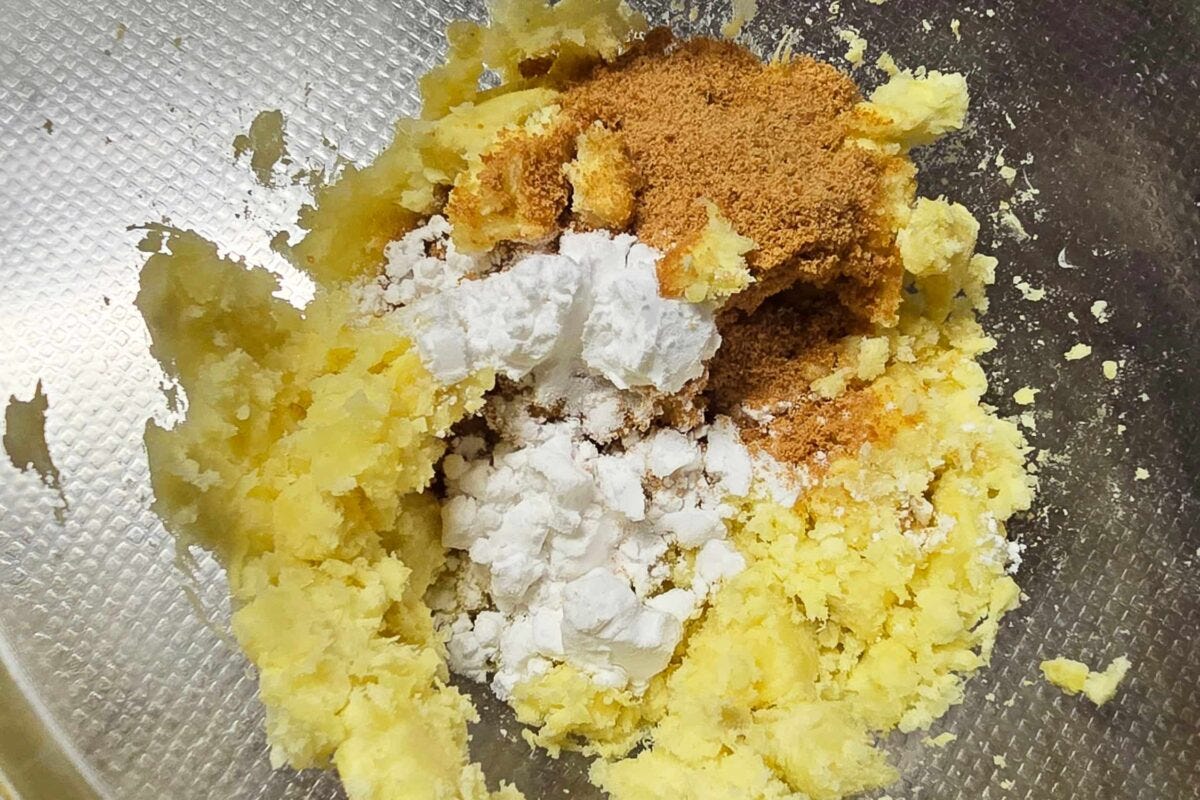 こんがりバター焼き芋・片栗粉
