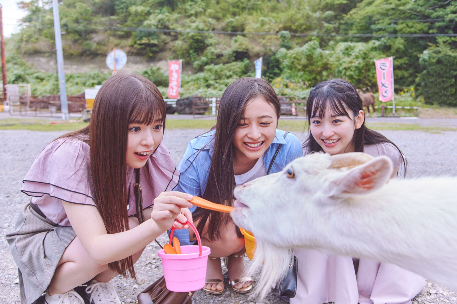 小川彩、井上和、一ノ瀬美空／撮影：Sakai De Jun