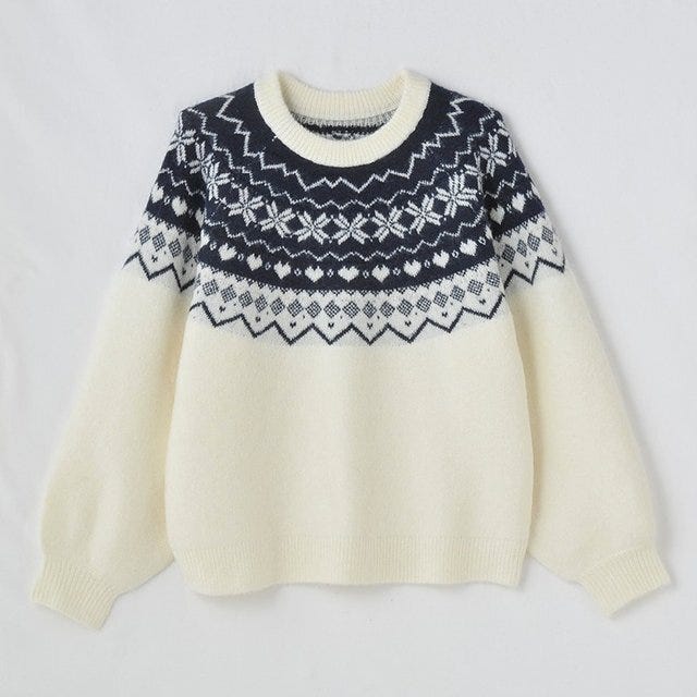 しまむら ニットプルオーバー (瞬間seju) しまむらのニットプルオーバー(瞬間seju)