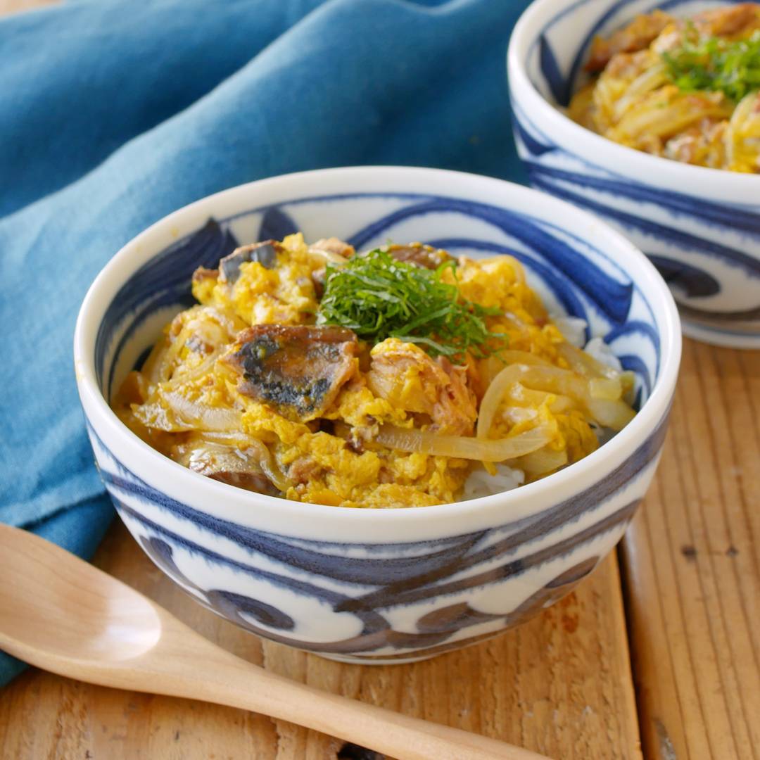 さば缶あったら作ってみて♪鯖たま丼