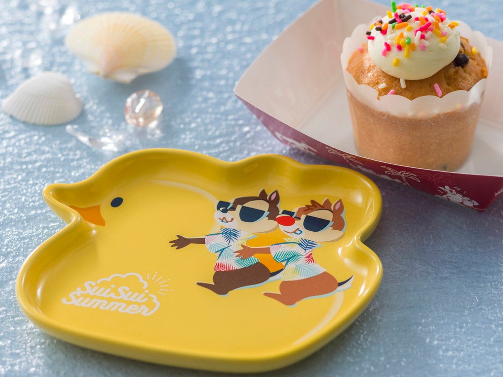 プラズマ・レイズ・ダイナー／チョコチップバナナマフィン、スーベニアプレート付き¥950（C）Disney