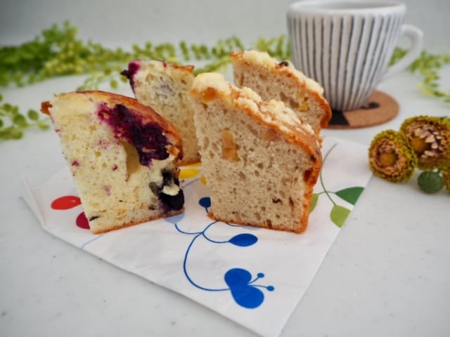 コストコマフィンの断面の様子