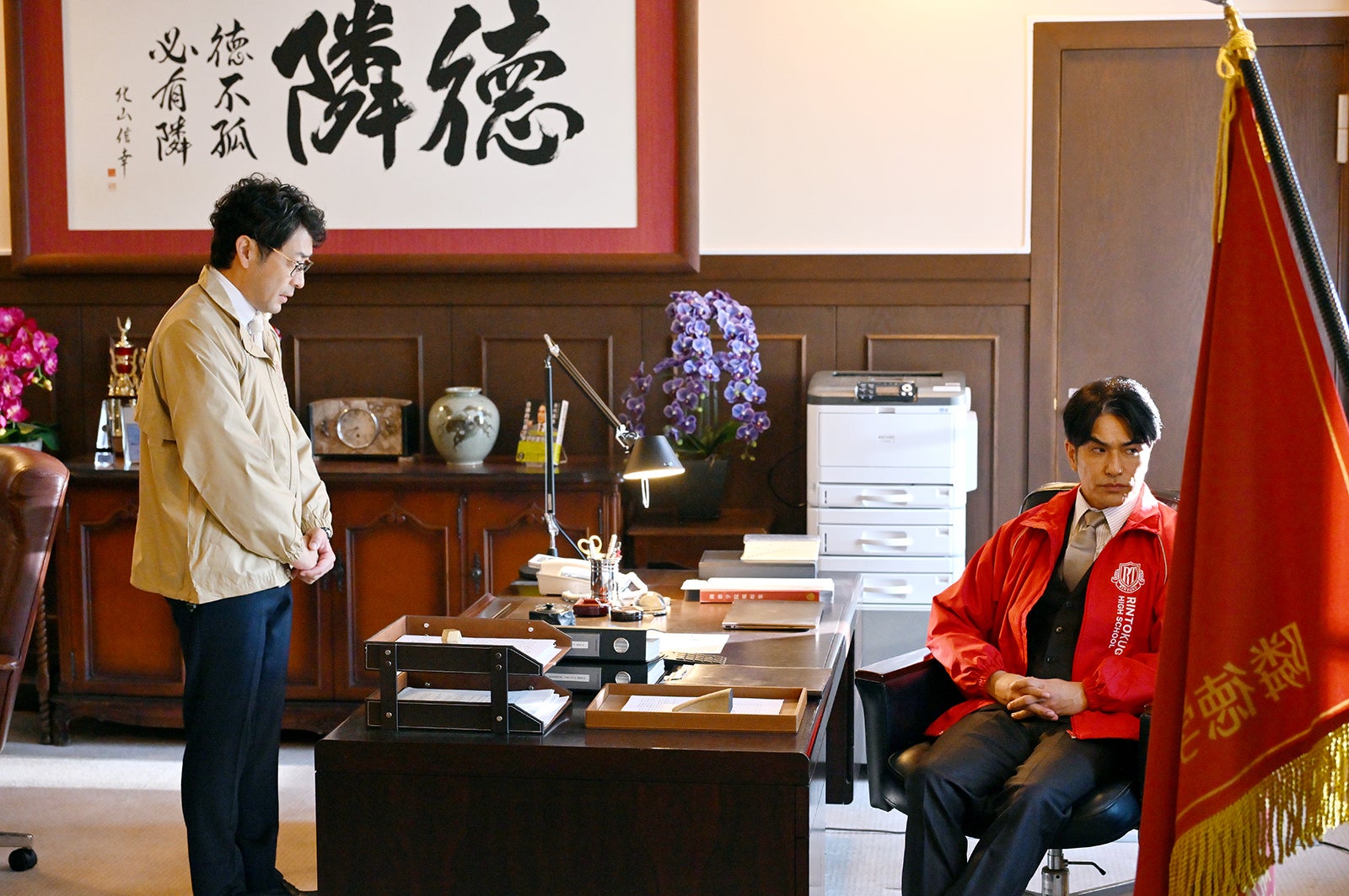 迫田孝也、北村一輝「御上先生」第1話（C）TBS