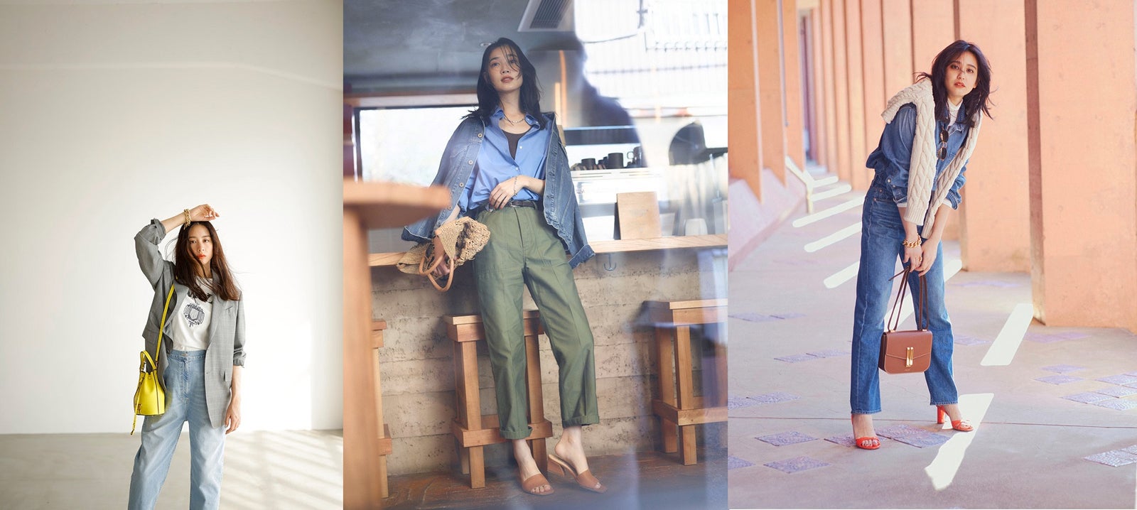 （左から）山本美月、林田岬優、山崎紘菜（提供写真）