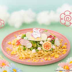 「まるんのハッピーはなまるクリームパスタ(ハート)」税込1,790円(C)2026 SANRIO CO., LTD. APPROVAL NO. L671119