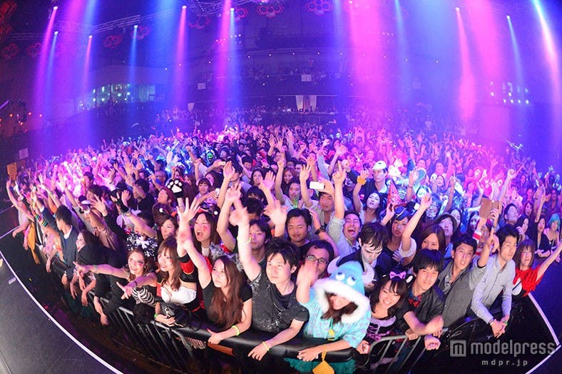 仮装をしながらライブパフォーマンスも楽しめる