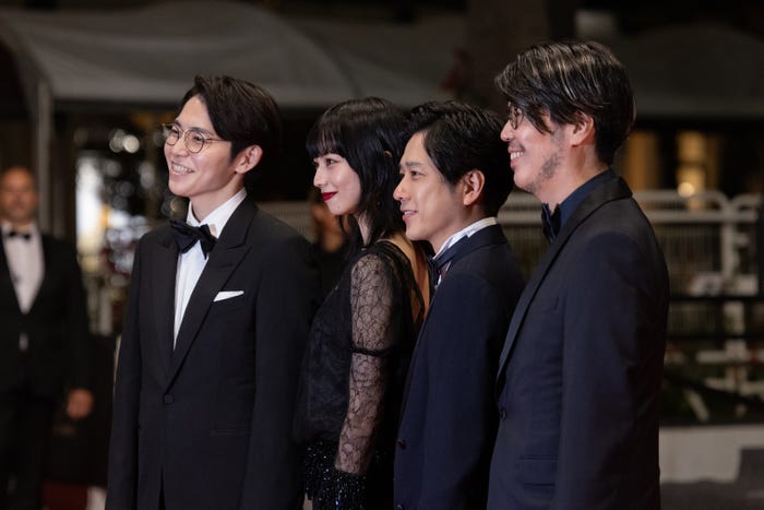 平瀬謙太朗、小松菜奈、二宮和也、川村元気監督「8番出口」レッドカーペットの様子(C)Kazuko Wakayama