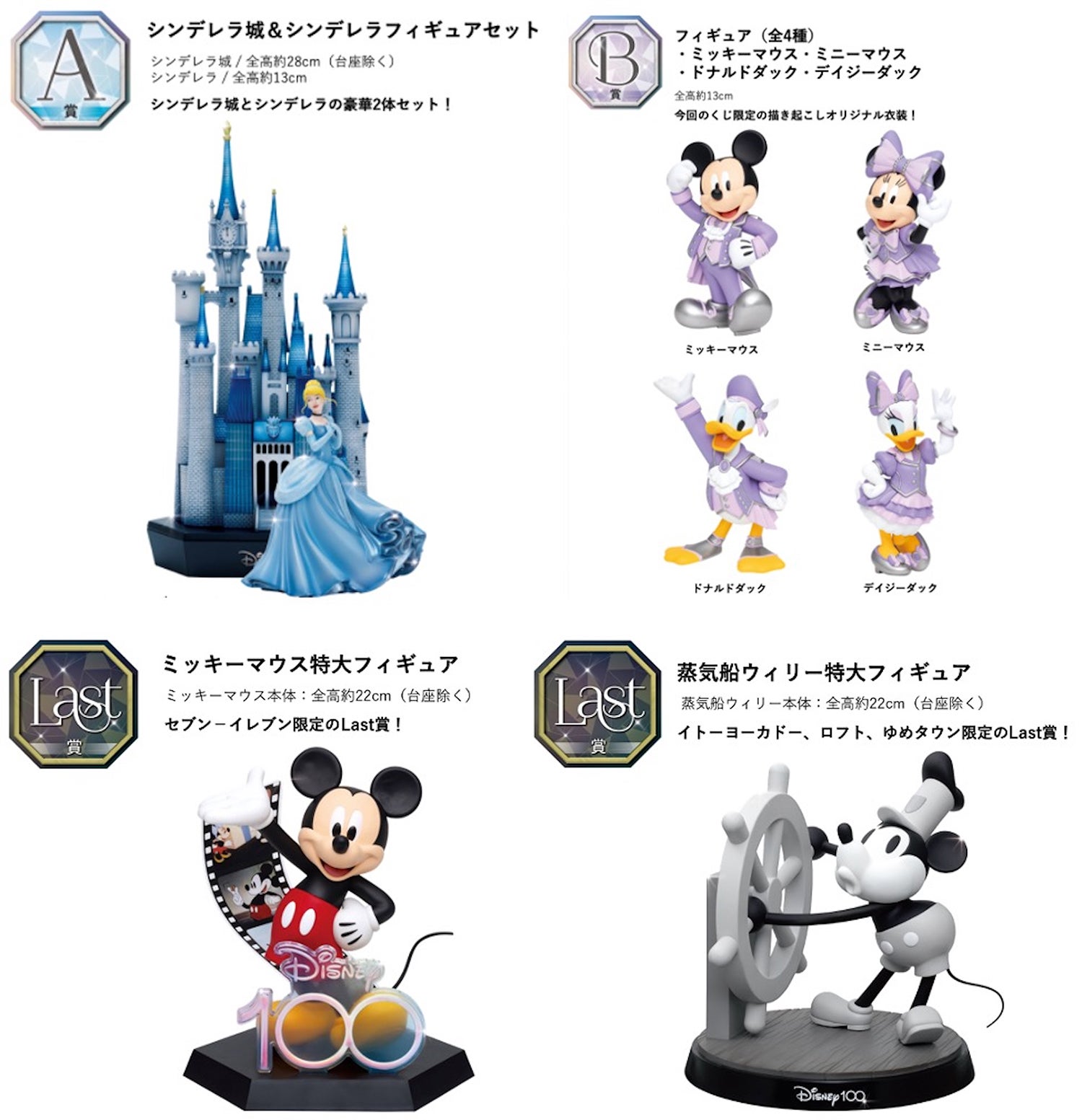 ディズニー くじ A賞 シンデレラ フィギュア