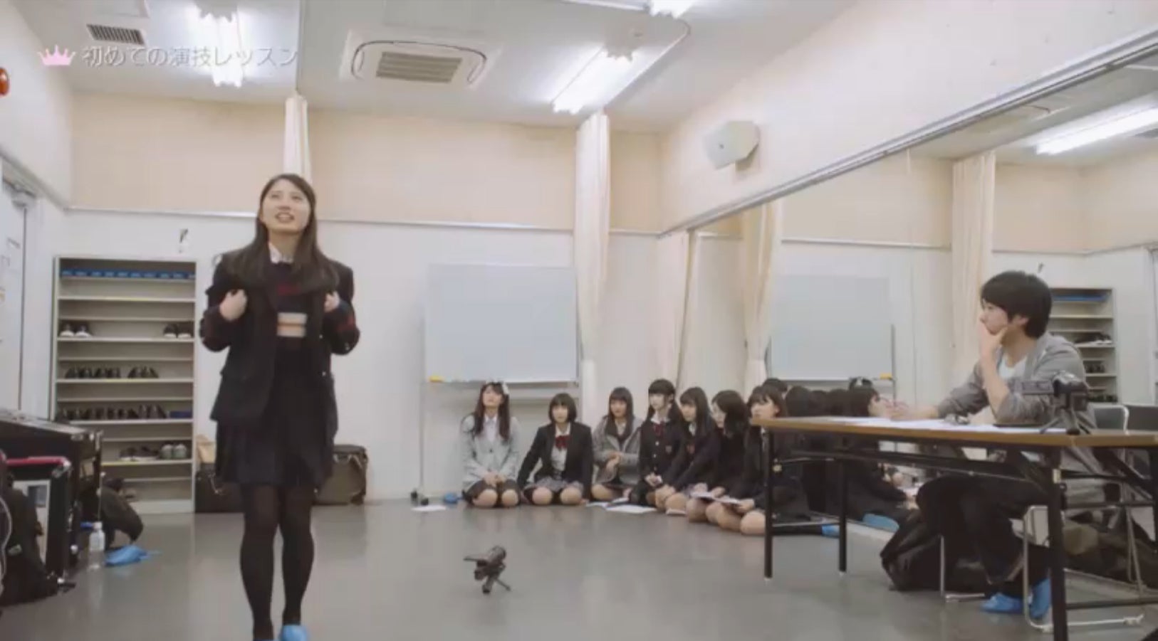 演技レッスン／「女子高生ミスコンFINALIST～ハレトキドキＪＫ～」より（提供画像）