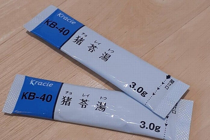 猪苓湯。その他八味地黄丸や牛車腎気丸など体質、症状別に様々な尿系の漢方が