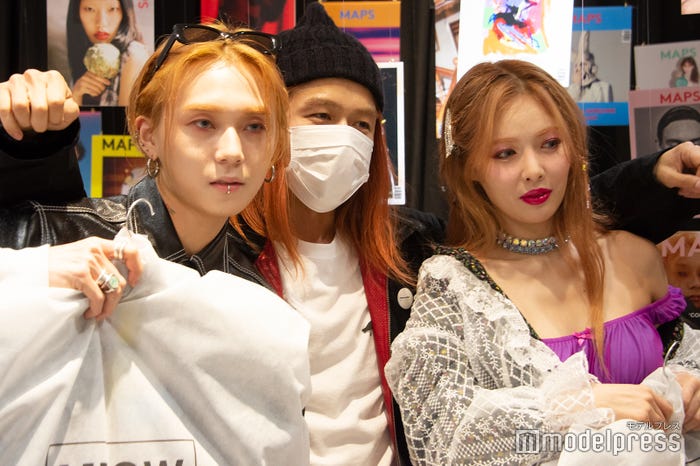 イドン、「MAPS」リュウ・ドヨン編集長、ヒョナ(C)モデルプレス