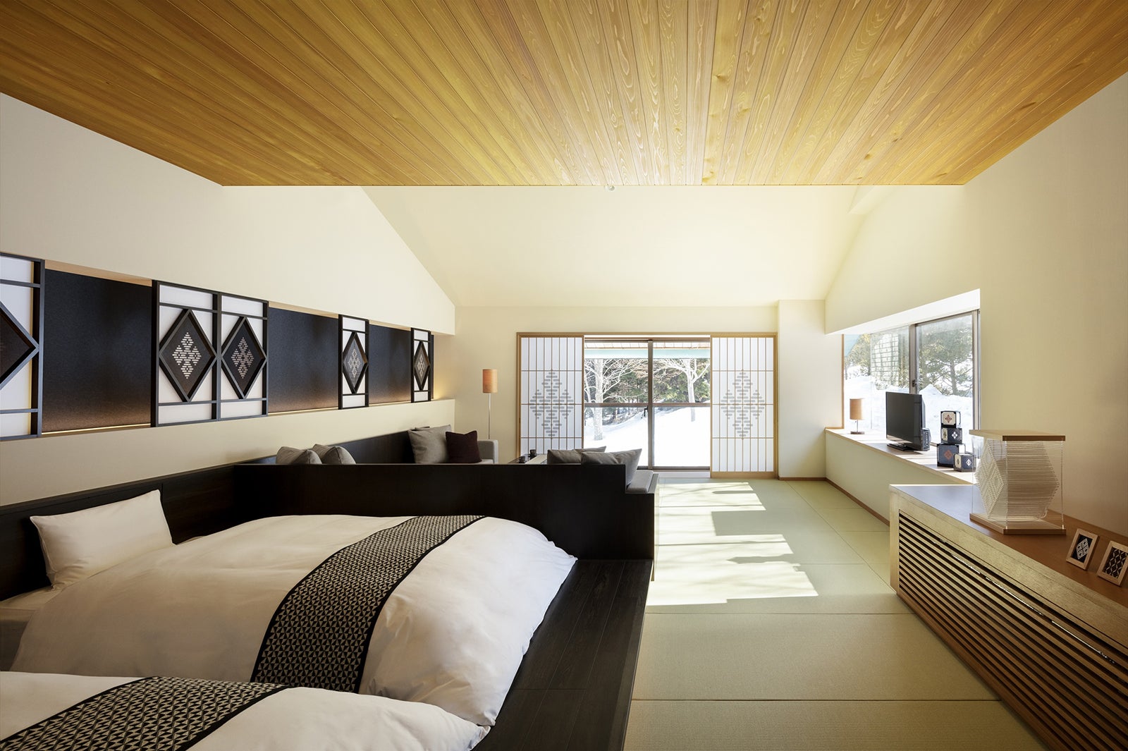 星野リゾート「界 津軽」全客室が“ご当地部屋”にリニューアル、四季を紡ぐ水庭も誕生