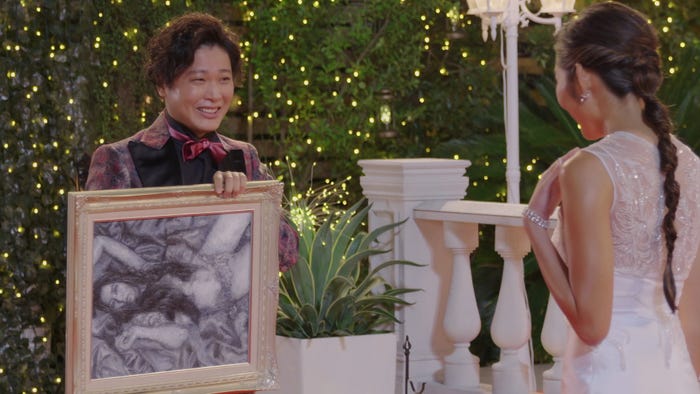 杉田陽平、福田萌子『バチェロレッテ・ジャパン』シーズン1エピソード1(C)2020 Warner Bros. International Television Production LimitedDX瀬尾lm,